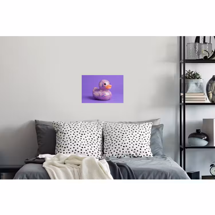 Muursticker - Disco - Eend - Paars — 5