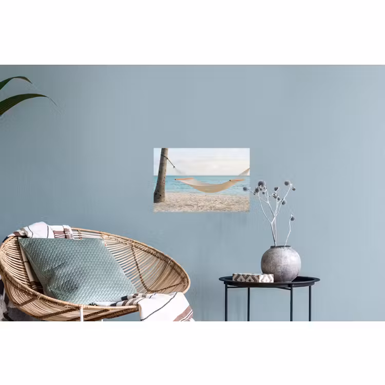 Muursticker - Hangmat - Strand - Wit — 4