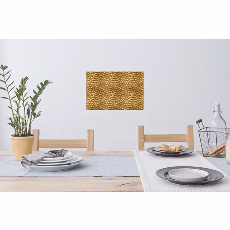 Muursticker - Metaal - Dynamisch - Goud — 3