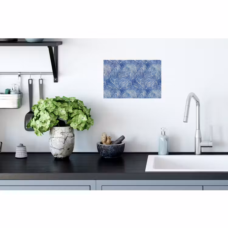 Muursticker - Modern - Abstract - Blauw — 2