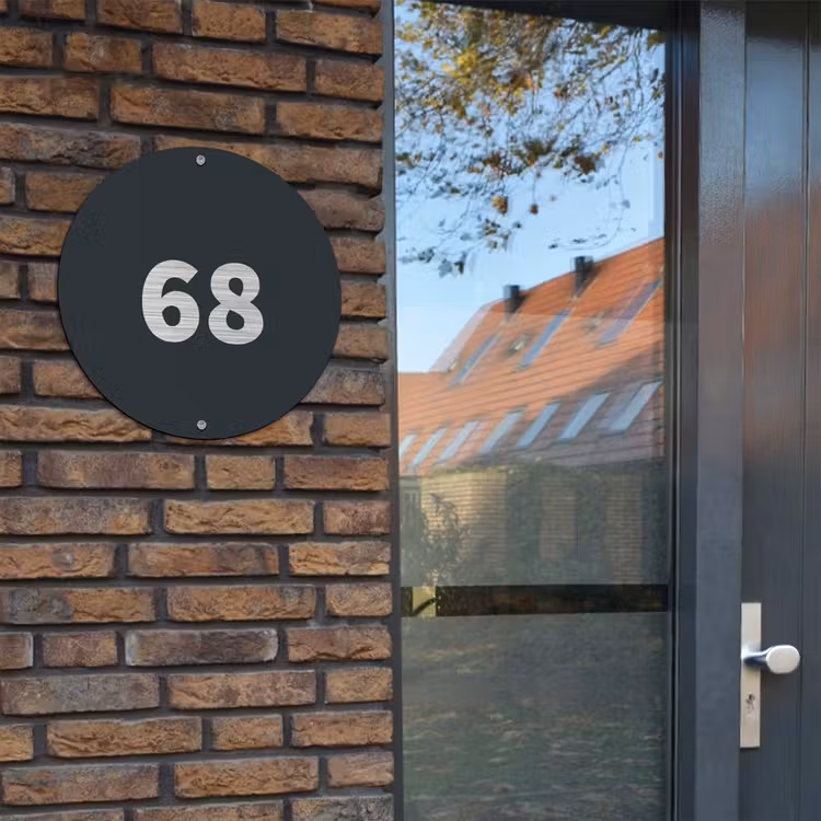 Naambord antraciet — 4