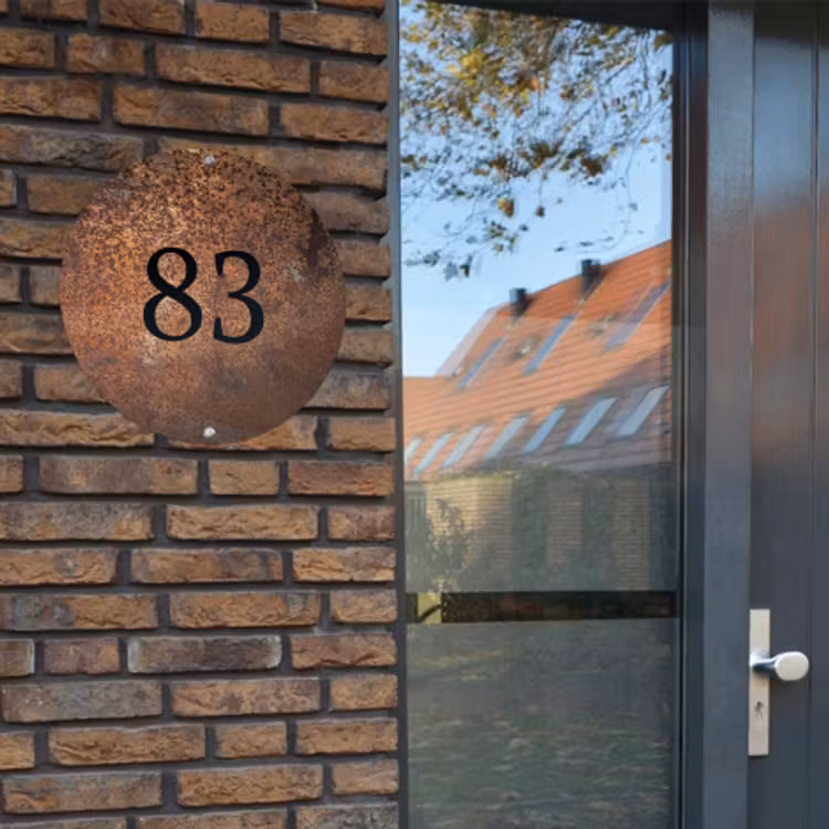 Naambord roest — 2