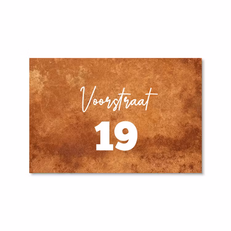 Naambord roest — 4
