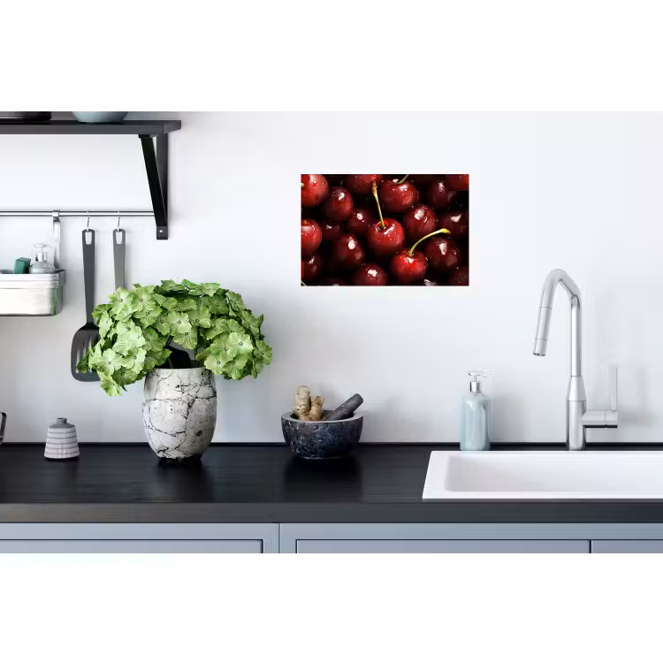 Muursticker - Rood - Fruit - Kersen — 2