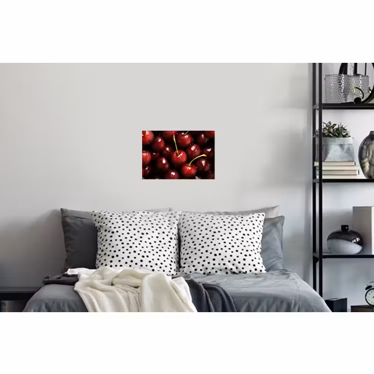 Muursticker - Rood - Fruit - Kersen — 5