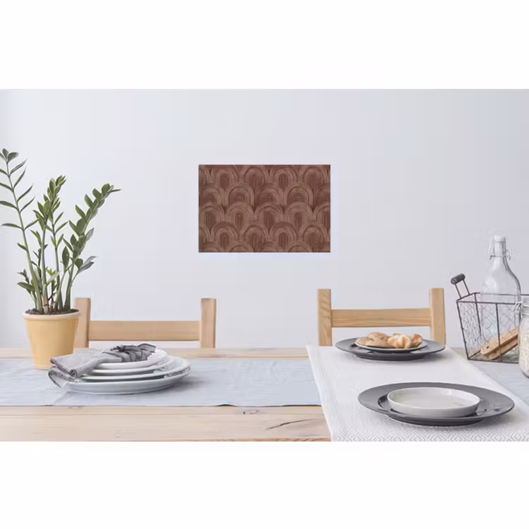 Muursticker - Ritmisch - Effect - Bruin — 3