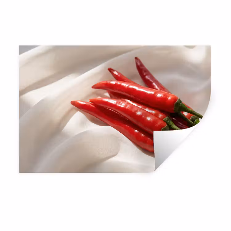 Muursticker - Peper - Rood - Eten — 1
