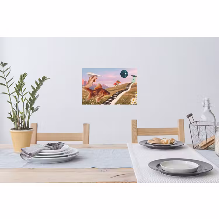 Muursticker - Vis - Natuur - Abstract — 3