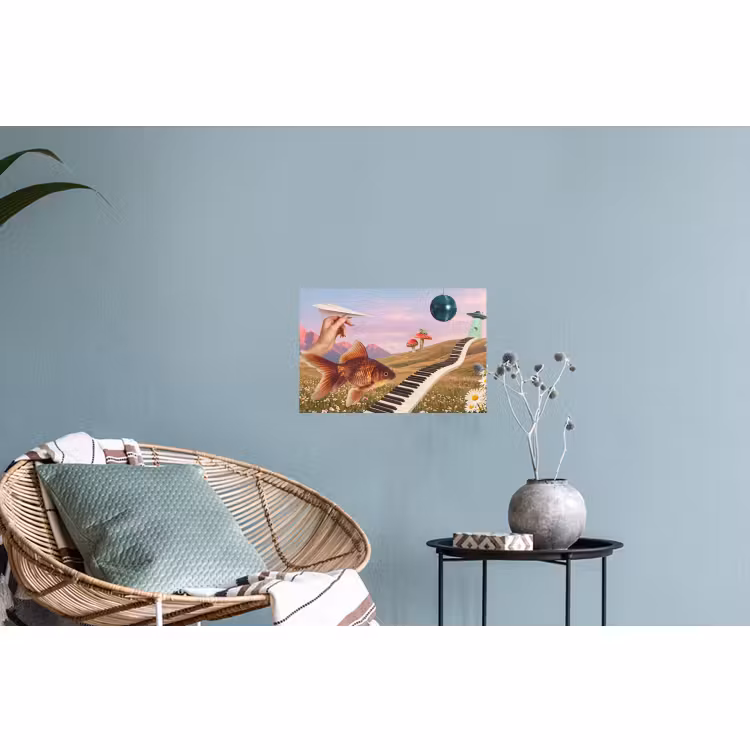 Muursticker - Vis - Natuur - Abstract — 4
