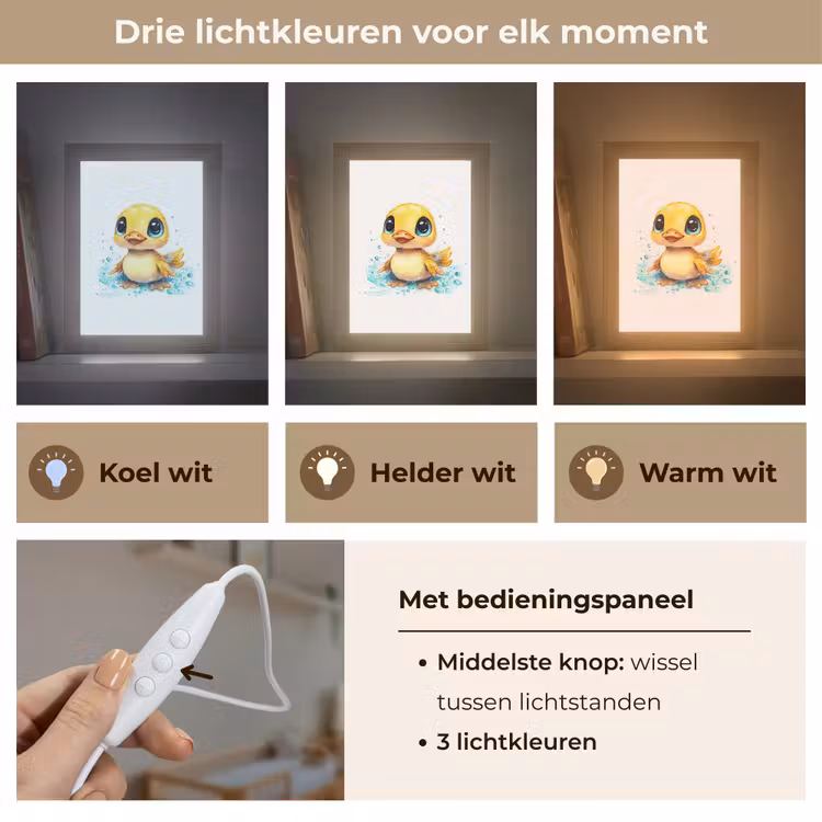 Nachtlampje - Eendje - Badeend - Geel — 5