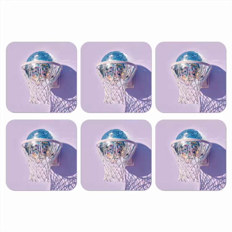 Onderzetter​ - Discobal - Basketbalring - Grafisch — 1
