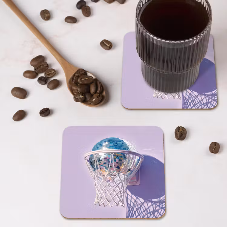 Onderzetter​ - Discobal - Basketbalring - Grafisch — 4