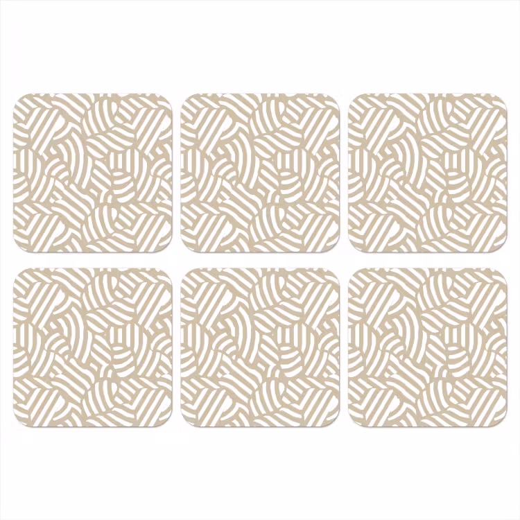 Onderzetter​ - Abstract - Modern - Beige — 1