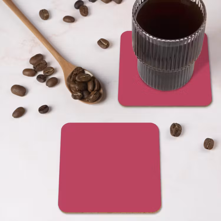 Onderzetter​ - Deep - Berry - Rood — 4