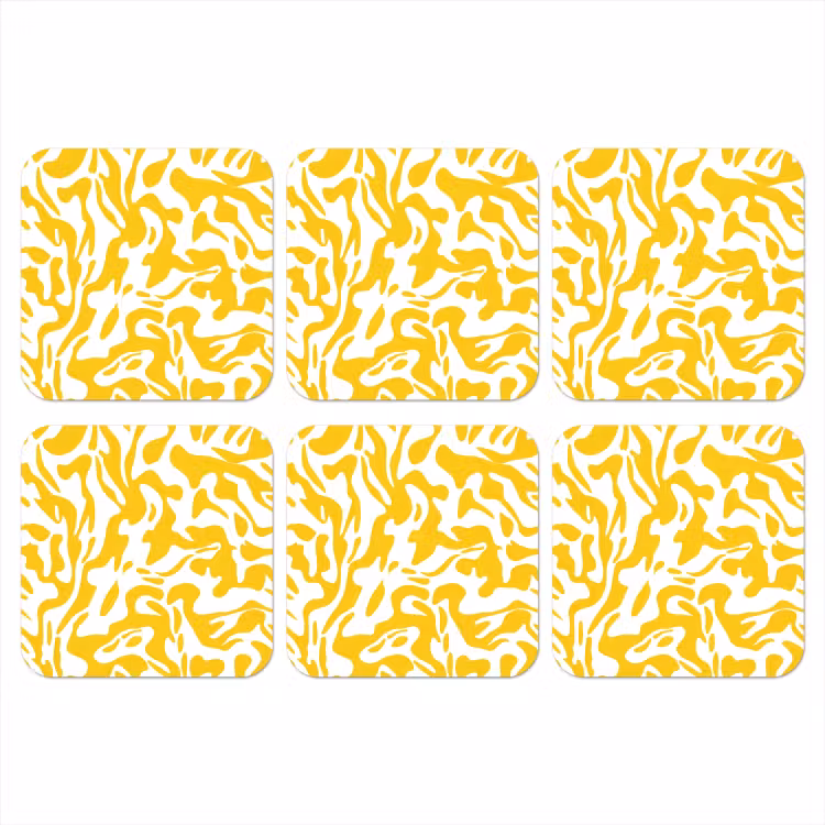 Onderzetter​ - Vormen - Wit - Abstract — 1