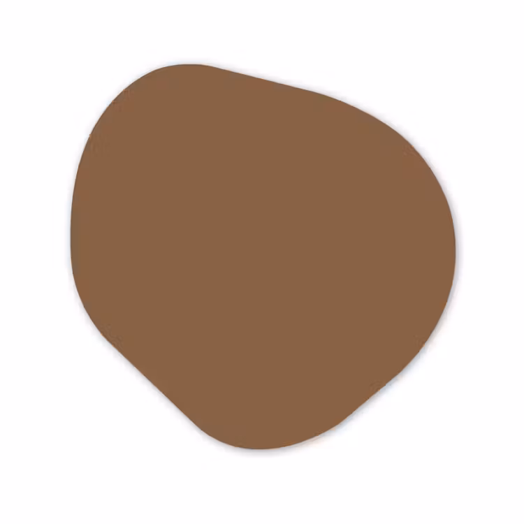 Organisch schilderij - Forex - Soft - Walnut - Bruin — 1