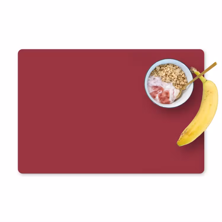 Placemat - 6 stuks - Antique - Ruby - Rood — 1
