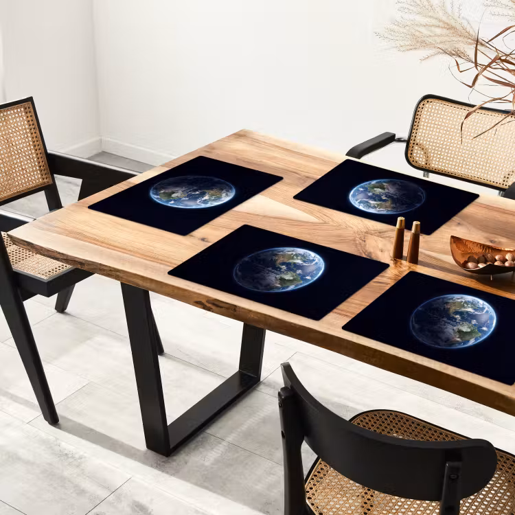 Placemat - 6 stuks - Aarde - Ruimte - Kosmos — 3
