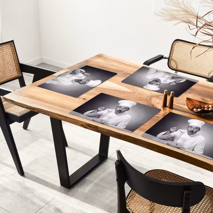 Placemat - 6 stuks - Chef - Spaghetti - Pasta — 3
