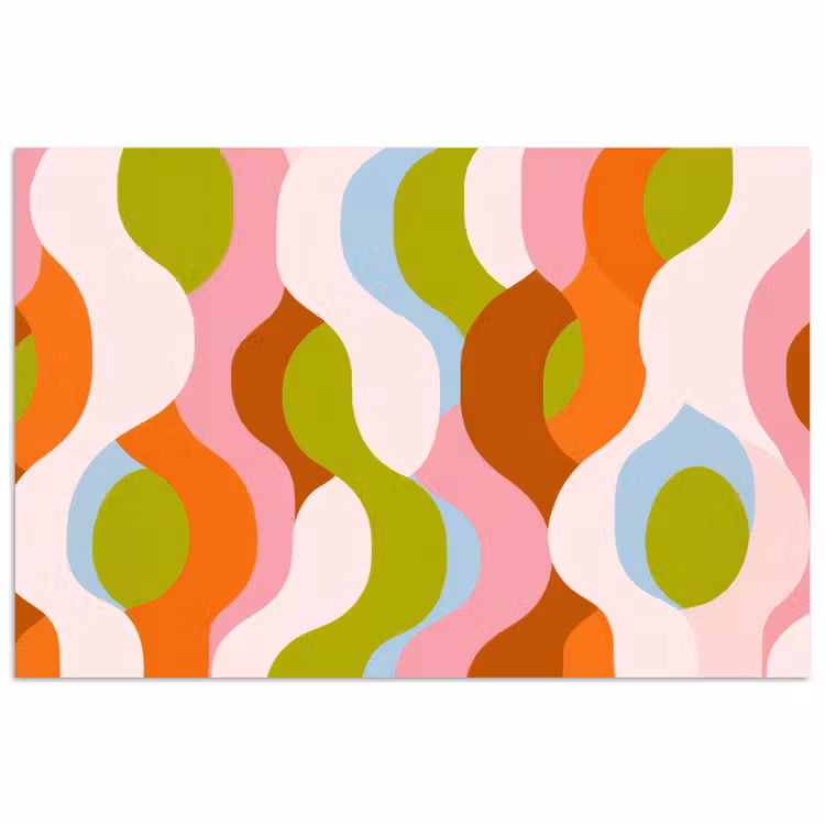 Poster - Abstract - Vormen - Roze — 1