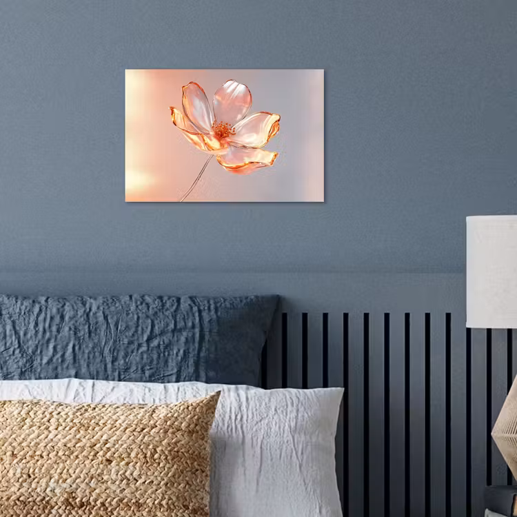 Poster - Glazen - Bloem - Roze — 3