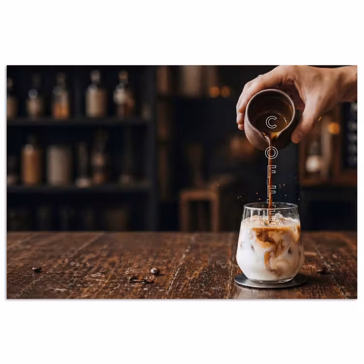 Poster - Espresso - Melk - Café — 1