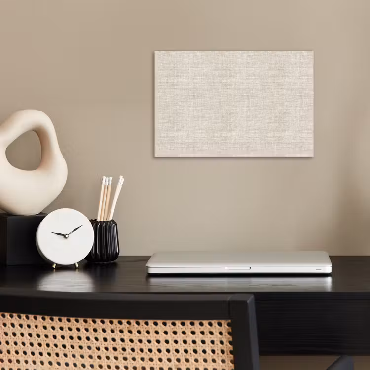 Poster - Linnen - Textuur - Beige — 2
