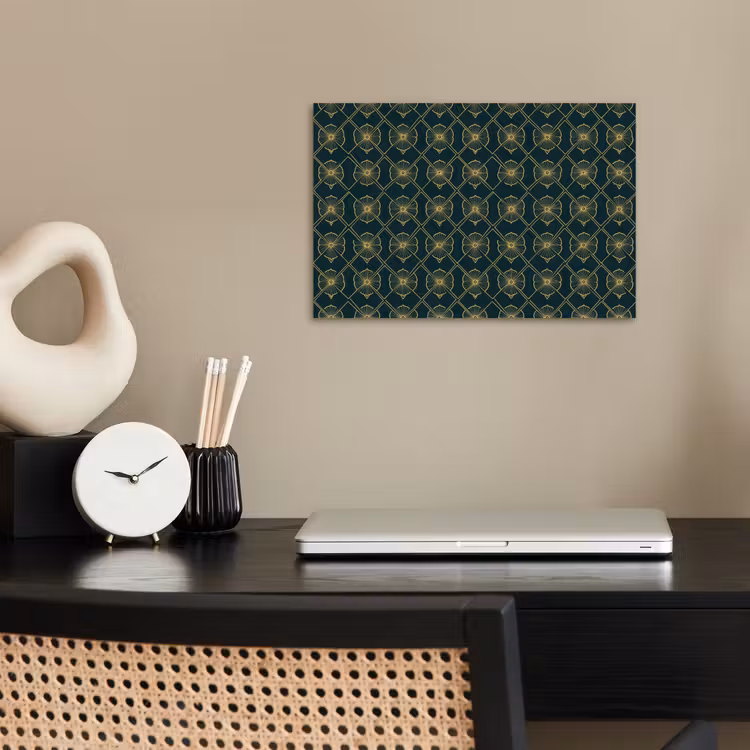 Poster - Geometrisch - Elegant - Groen — 2
