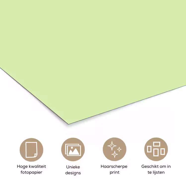 Poster - Light - Lime - Groen — 5