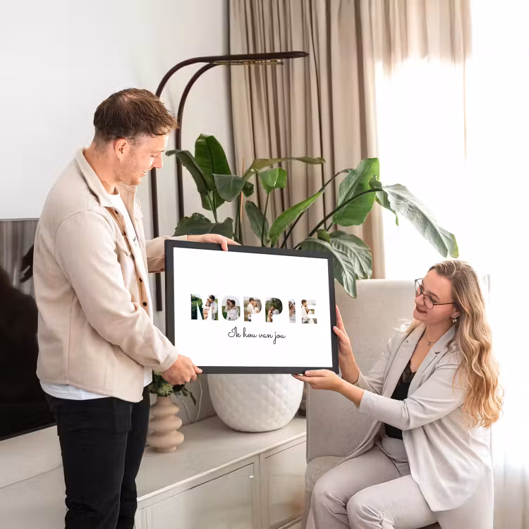 Poster met lijst - Moppie — 2