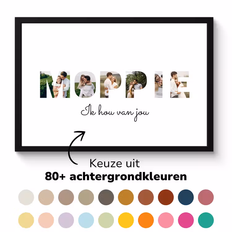Poster met lijst - Moppie — 5