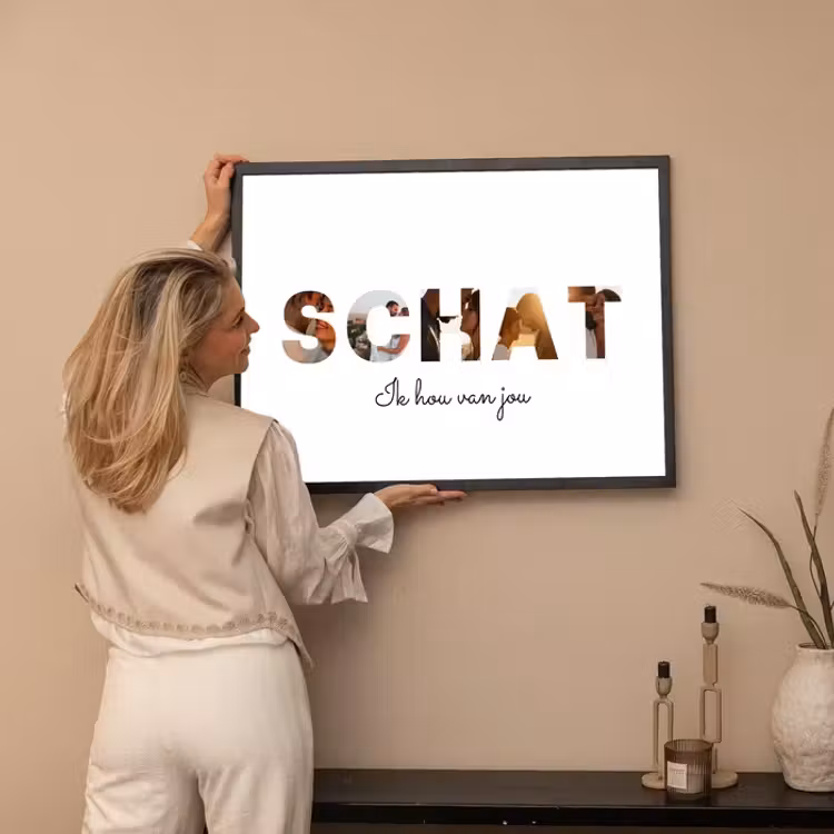 Poster met lijst - Schat — 2