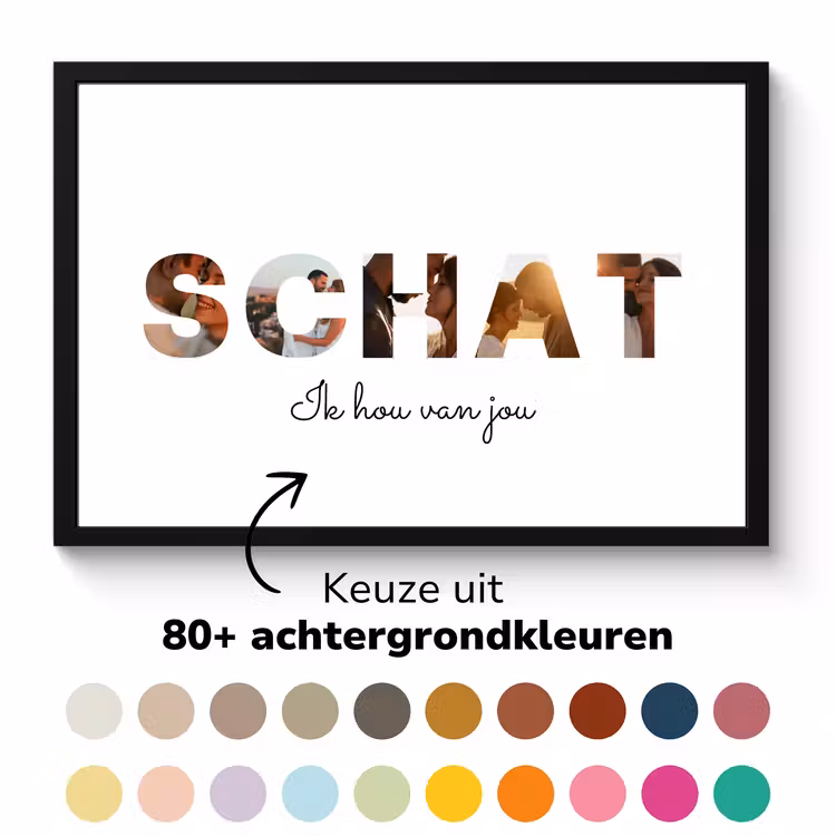 Poster met lijst - Schat — 3