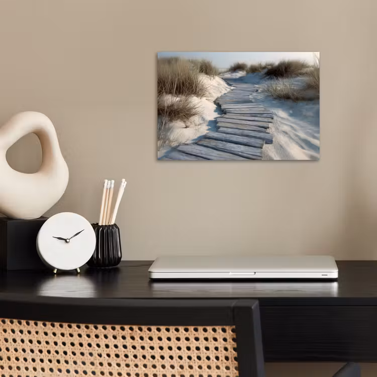 Poster - Pad - Planken - Duinen - Gras — 2