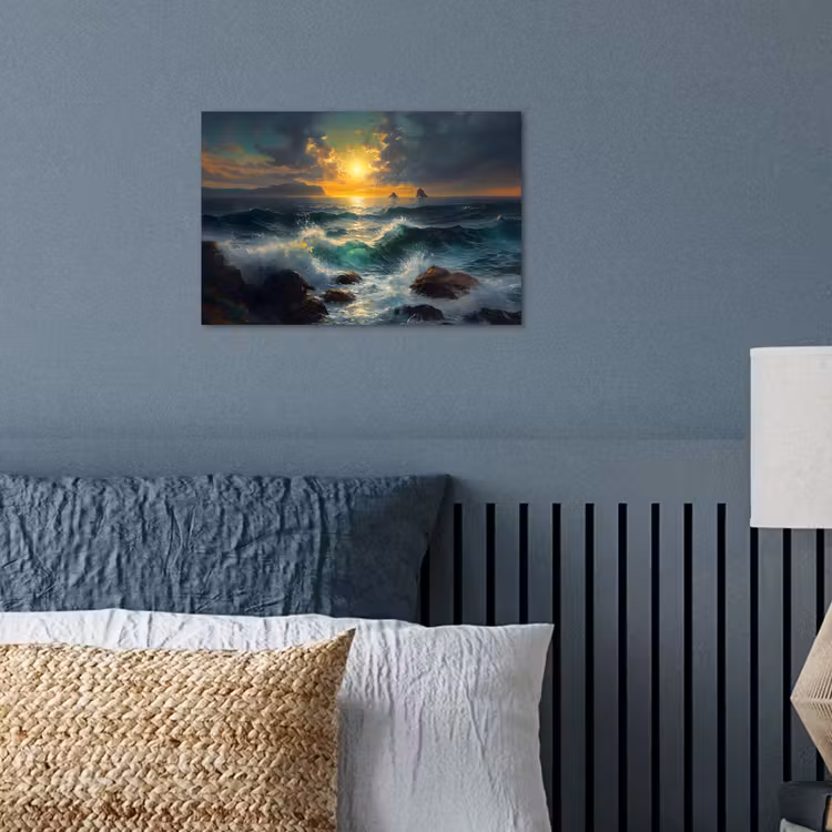 Poster - Zee - Zon - Golven - Rotsen — 3