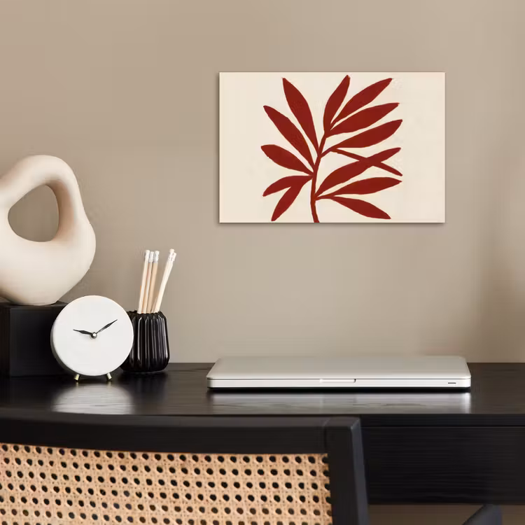 Poster - Tak - Bladeren - Rood — 2
