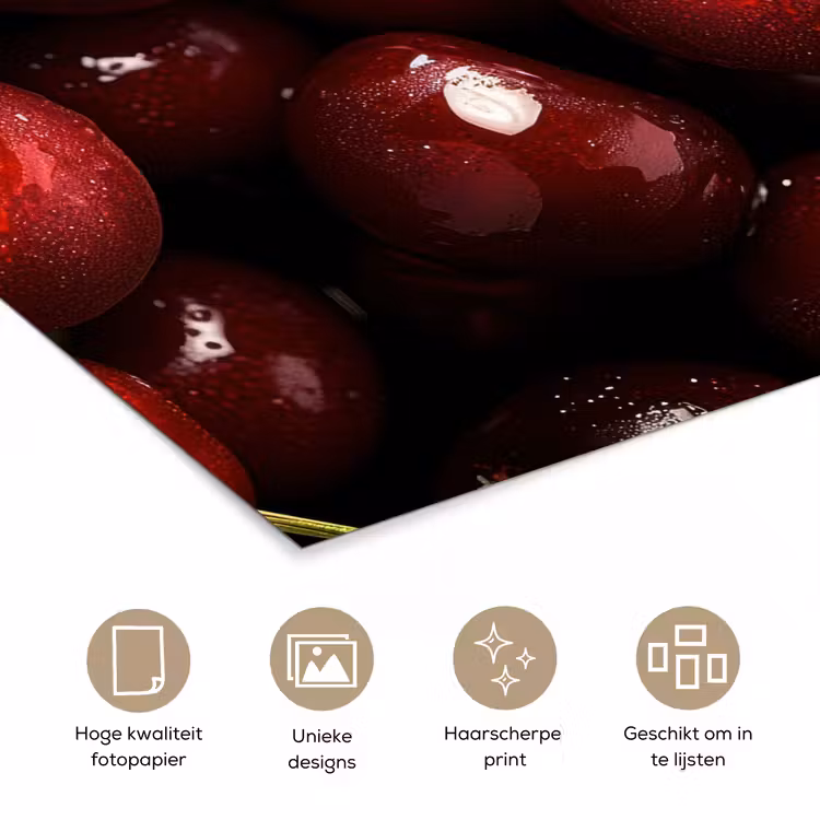 Poster - Rood - Fruit - Kersen — 5