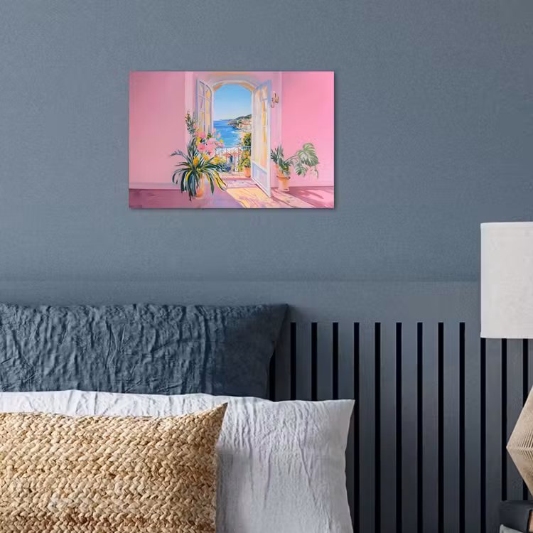Poster - Roze - Buiten - Verf — 3