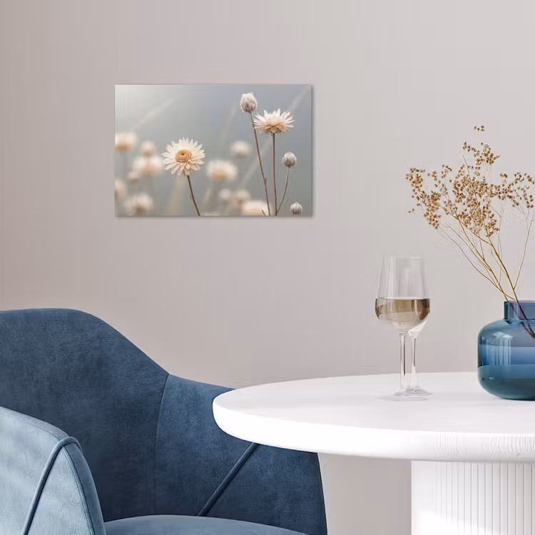 Poster - Strobloemen - Wit - Daglicht — 4