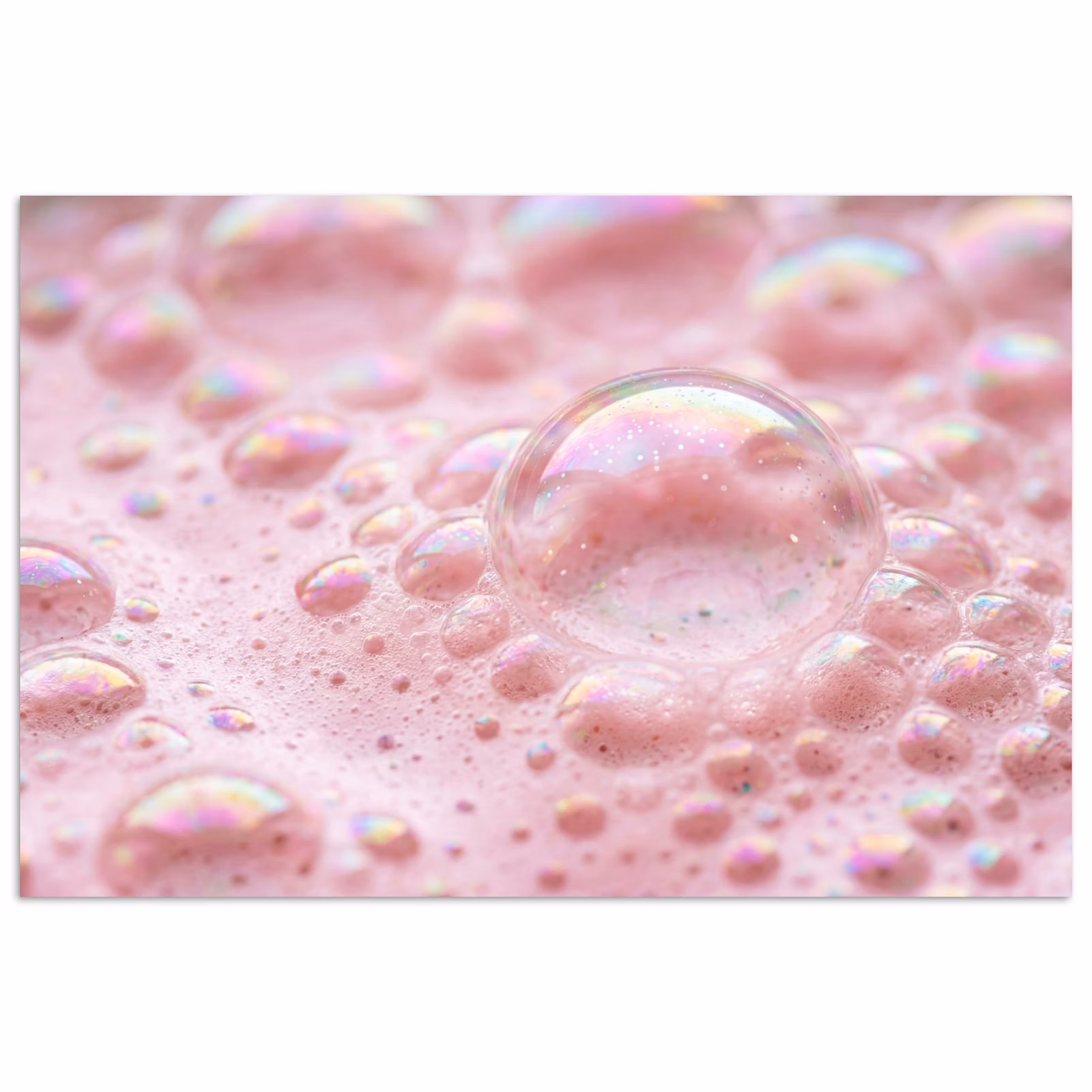 Poster - Schuim - Structuur - Roze — 1
