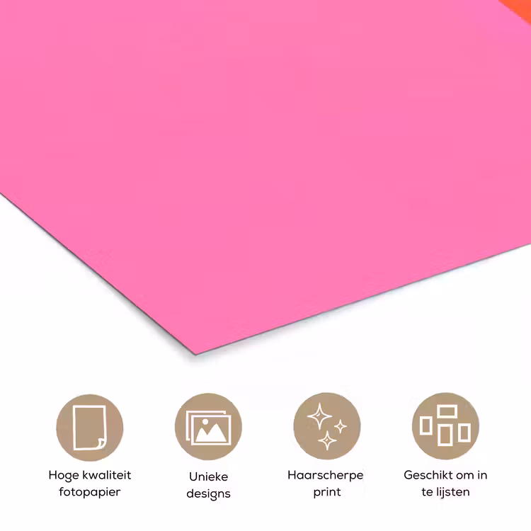 Poster - Palmbomen - Modern - Roze — 5