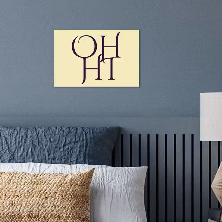 Poster - Oh hi - Geel - Monogram — 3