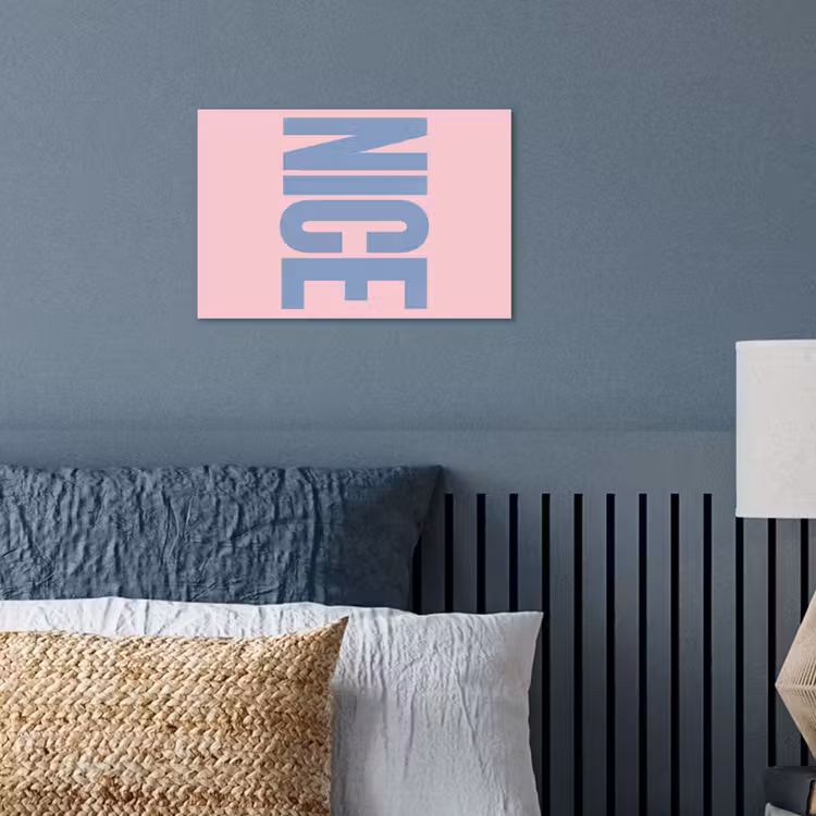 Poster - Nice - Paars - Roze — 3