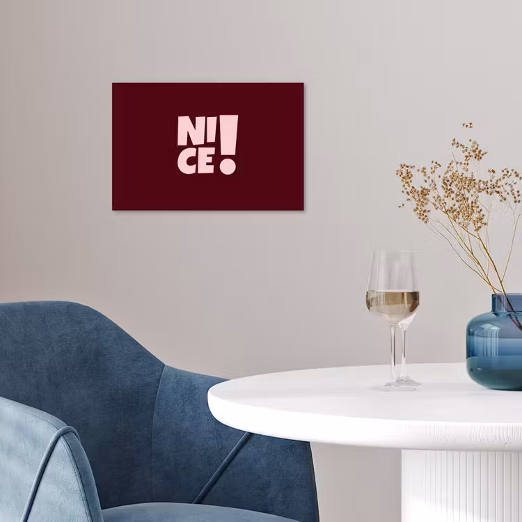 Poster - Nice - Uitroepteken - Rood — 4