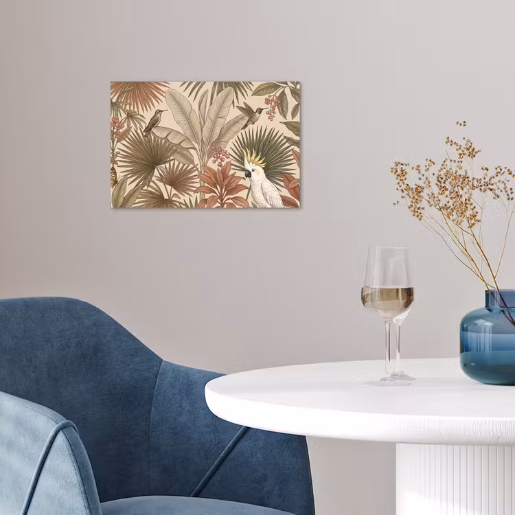 Poster - Tropisch - Vogels - Beige — 4