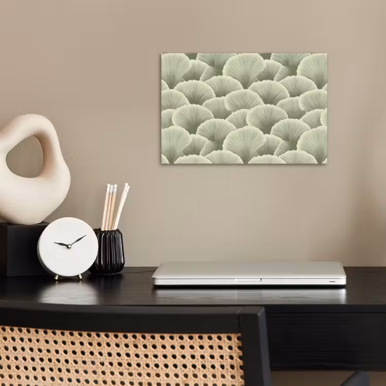 Poster - Waaier - Blad - Groen — 2