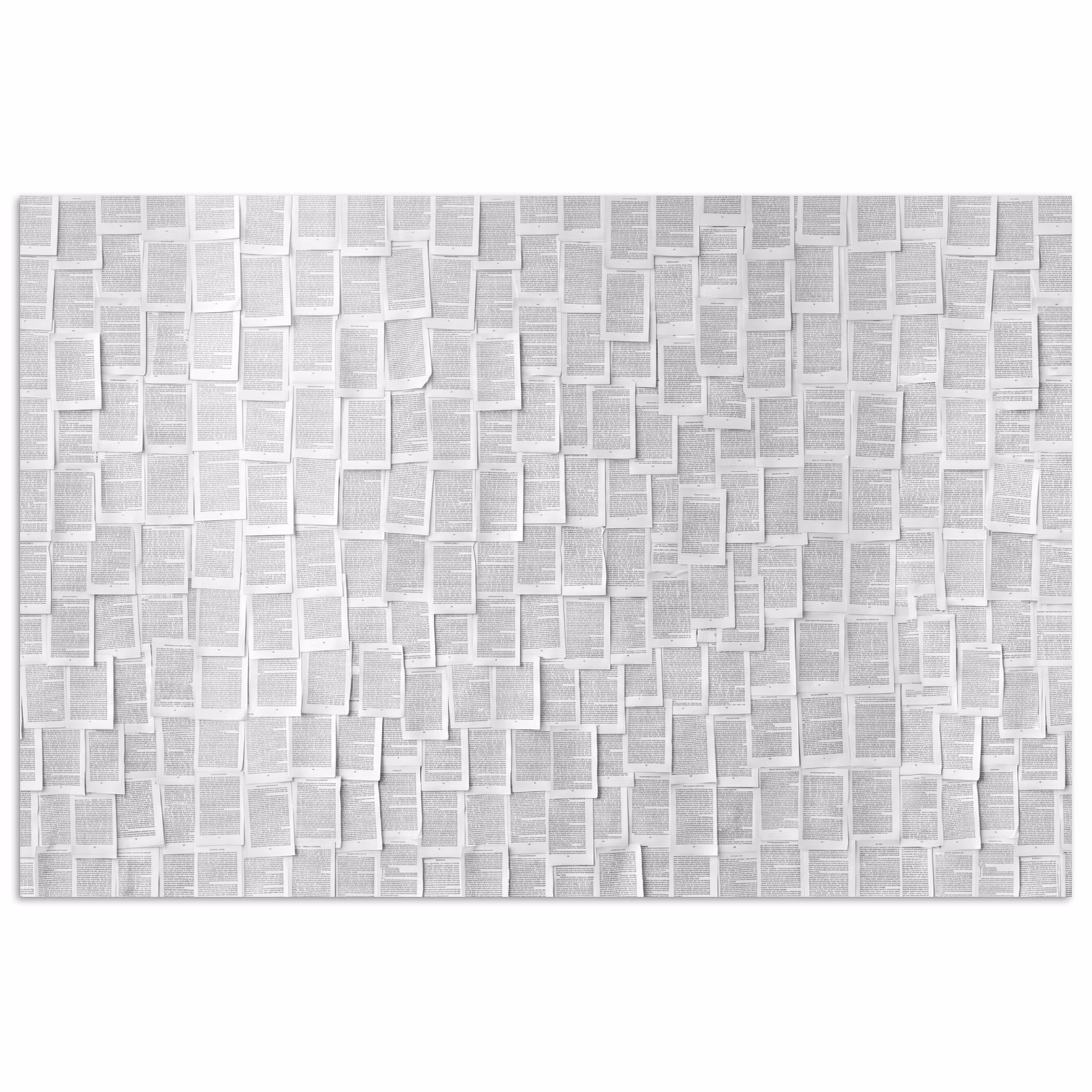Poster - Papier - Overlappend - Textuur - Modern - Wit — 1