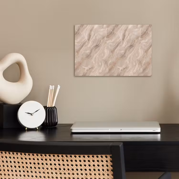 Poster - Steen - Golvend - Abstract - Beige — 2