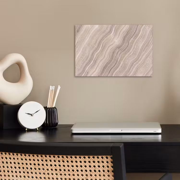 Poster - Textuur - Golvend - Abstract - Modern - Beige — 2
