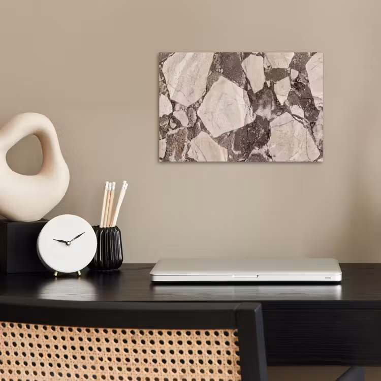Poster - Textuur - Marmer - Abstract - Beige - Bruin — 2